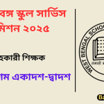 WBSSC Recruitment 2025 in Bengali